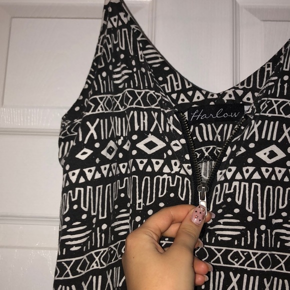 Aztec spaghetti strap with front zipper - Picture 2 of 2